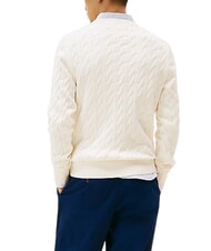 TOMMY HILFIGER TH  Su&eacute;ter de cuello redondo p&eacute;talo de marfil - Su&eacute;teres de los hombres - 2
