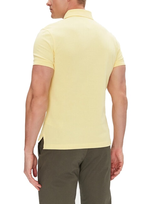 1985  1985 playera tipo polo de corte slim limoncillo - camisa polo