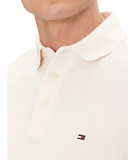 TOMMY HILFIGER 1985  1985 playera tipo polo de corte slim p&eacute;talo de marfil - camisa polo - 3