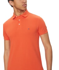 TOMMY HILFIGER 1985  1985 playera tipo polo de corte slim naranja brillante - camisa polo - 3