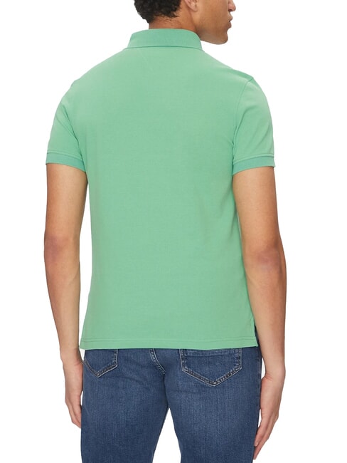 1985  1985 playera tipo polo de corte slim Fuerte verde - camisa polo