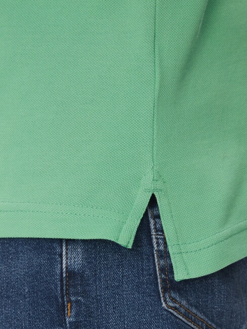 1985  1985 playera tipo polo de corte slim Fuerte verde - camisa polo