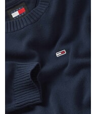 TOMMY HILFIGER TH JEANS  Cuello redondo de algod&oacute;n Marina de noche oscura - Su&eacute;teres de los hombres - 6
