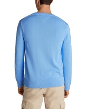 TOMMY HILFIGER TH JEANS  Cuello redondo de algod&oacute;n azul ciruela dulce - Su&eacute;teres de los hombres - 2