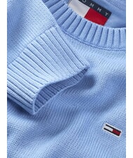 TOMMY HILFIGER TH JEANS  Cuello redondo de algod&oacute;n azul ciruela dulce - Su&eacute;teres de los hombres - 6
