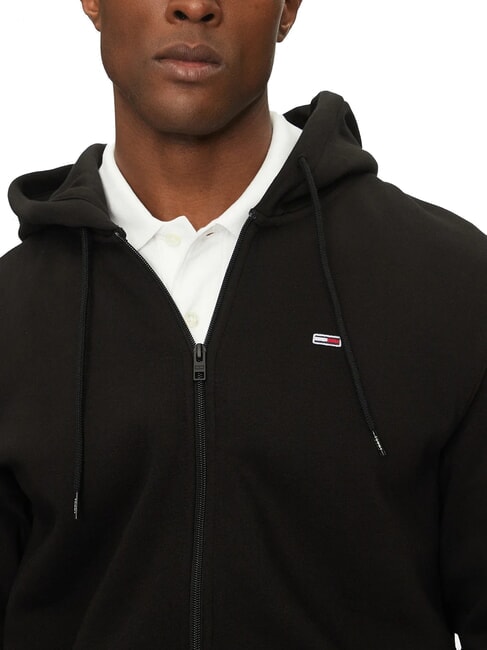 TH JEANS Sudadera con cremallera negro - Sudaderas