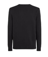 TOMMY HILFIGER TH JEANS  Cuello redondo de algod&oacute;n negro - Su&eacute;teres de los hombres - 4