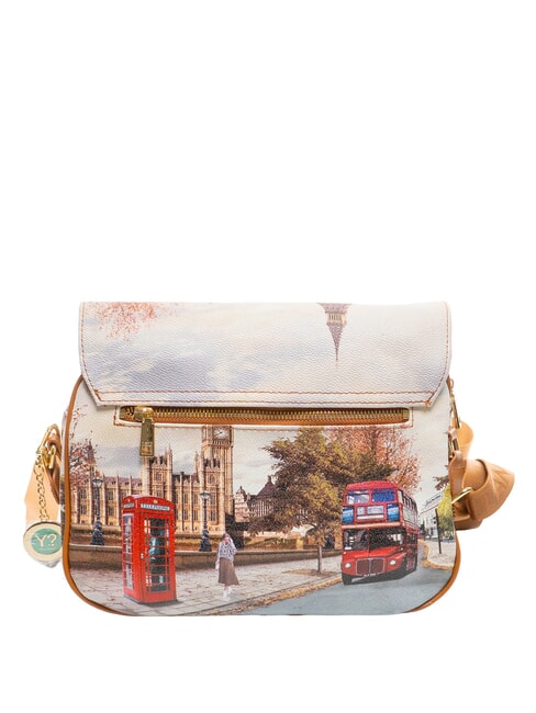 YESBAG Bolso de hombro con solapa Calle Londres - Bolsos Mujer