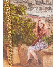 YNOT YESBAG Bolso de mano grande con bandolera met&aacute;lica limonero - Bolsos Mujer - 3