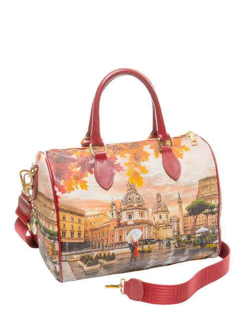 YESBAG Bolso de hombro con correa para el hombro Roma lloviendo - Bolsos Mujer