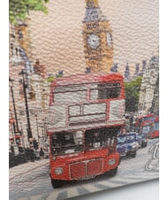 YNOT YESBAG Estuche de belleza tipo ba&uacute;l Arco&iacute;ris de Londres - Neceser - 3