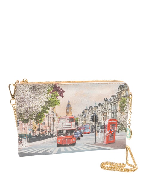 YESBAG Bolso de mano con bandolera met&aacute;lica Arco&iacute;ris de Londres - Bolsos Mujer