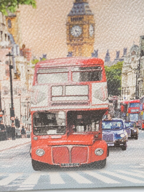 YESBAG Bolso de mano con bandolera met&aacute;lica Arco&iacute;ris de Londres - Bolsos Mujer