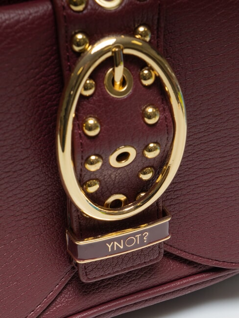 ROCKER Mochila con hebilla y tachuelas vino - Bolsos Mujer