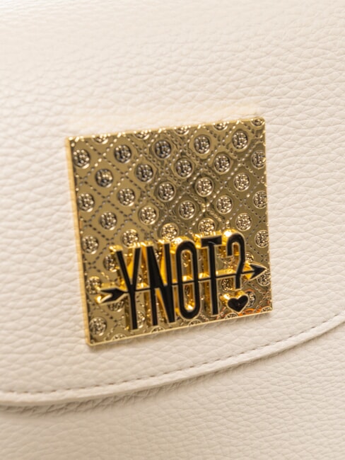 RACHEL Bolso de hombro con solapa y bandolera crema - Bolsos Mujer