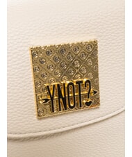 YNOT RACHEL Bolso de hombro con solapa y bandolera crema - Bolsos Mujer - 4