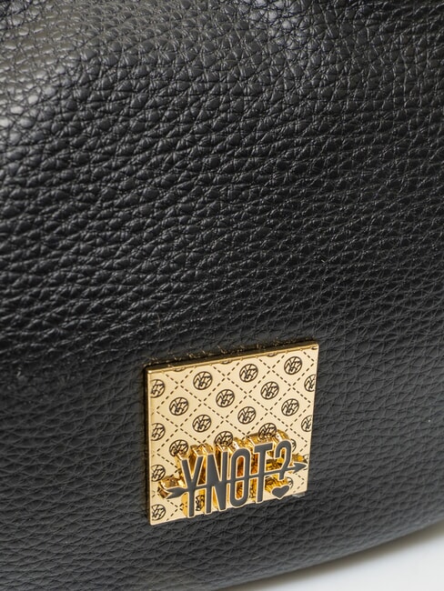 RACHEL Bolso de hombro con inserci&oacute;n de cadena NEGRO - Bolsos Mujer