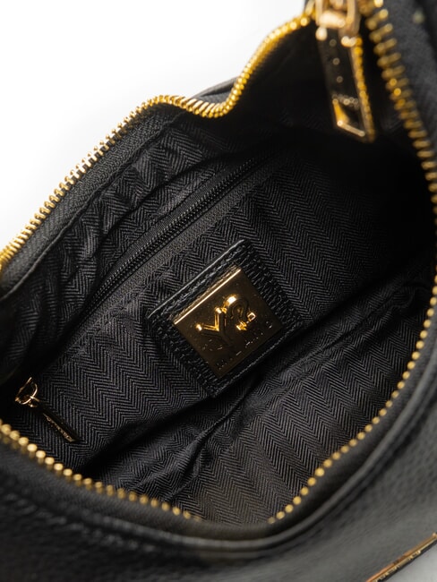 RACHEL Bolso de hombro con inserci&oacute;n de cadena NEGRO - Bolsos Mujer