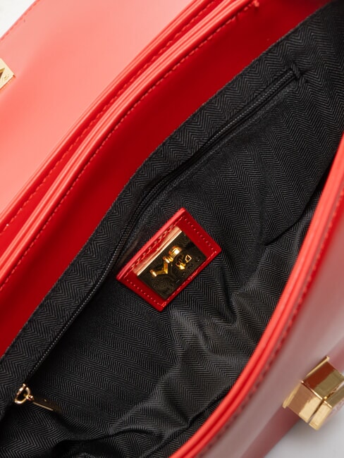 LUCY Bolso de hombro con solapa ROJO - Bolsos Mujer