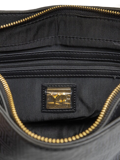 LABIRINT Bolso de hombro con solapa NEGRO - Bolsos Mujer