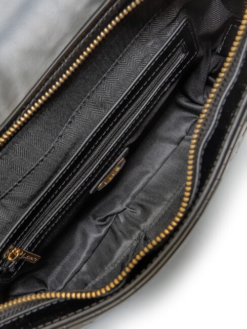 KATE Bolso de hombro con solapa NEGRO - Bolsos Mujer