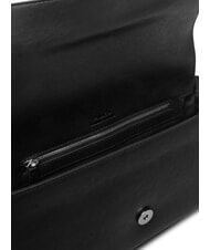 PINKO LOVE ONE Bolso de hombro de piel Limusina negra - plata mate - Bolsos Mujer - 7