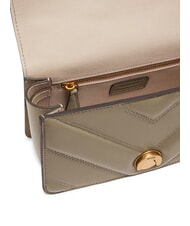 PINKO LOVE ONE MINI Bolso de hombro de piel nogal-oro antiguo - Bolsos Mujer - 4