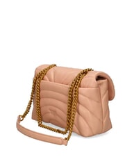 PINKO LOVE PUFF MINI Mini bolso bandolera en napa rosa tostado-oro antiguo - Bolsos Mujer - 2