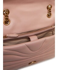 PINKO LOVE PUFF CLASSIC Bolso bandolera en piel de napa oro antiguo en polvo - Bolsos Mujer - 4