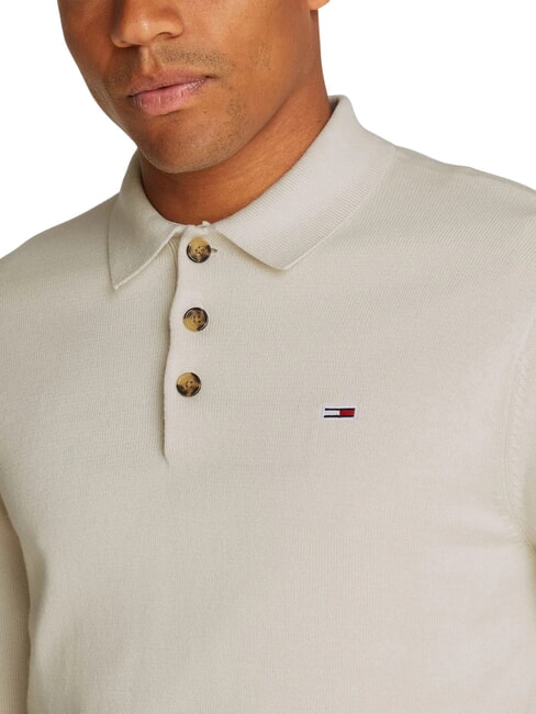 TH JEANS Su&eacute;ter con cuello y botones papel prensa - Su&eacute;teres de los hombres