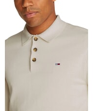 TOMMY HILFIGER TH JEANS Su&eacute;ter con cuello y botones papel prensa - Su&eacute;teres de los hombres - 3