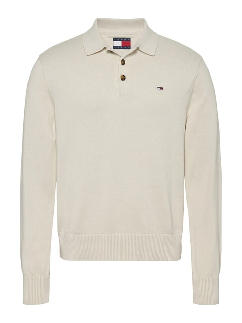 TH JEANS Su&eacute;ter con cuello y botones papel prensa - Su&eacute;teres de los hombres