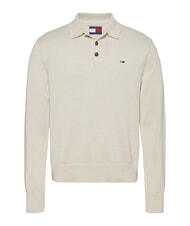 TOMMY HILFIGER TH JEANS Su&eacute;ter con cuello y botones papel prensa - Su&eacute;teres de los hombres - 4