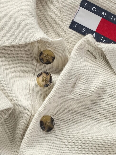 TH JEANS Su&eacute;ter con cuello y botones papel prensa - Su&eacute;teres de los hombres