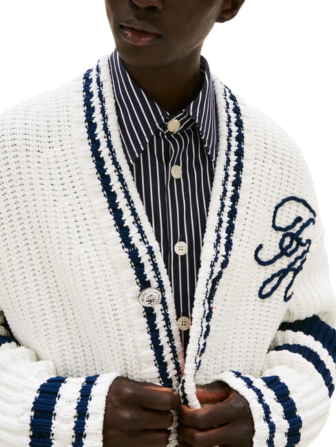 TH C&aacute;rdigan de algod&oacute;n con botones crudo - Su&eacute;teres de los hombres