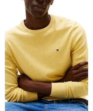 TOMMY HILFIGER TH Su&eacute;ter de cuello redondo con micrologotipo brezo de citronela - Su&eacute;teres de los hombres - 3