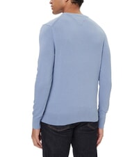 TOMMY HILFIGER TH Su&eacute;ter de cuello redondo con micrologotipo vaso azul brezo - Su&eacute;teres de los hombres - 2