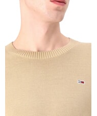 TOMMY HILFIGER TH JEANS Su&eacute;ter de cuello redondo de algod&oacute;n bronceado reliquia - Su&eacute;teres de los hombres - 3
