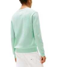 TOMMY HILFIGER TH JEANS Su&eacute;ter de cuello redondo de algod&oacute;n menta de primavera - Su&eacute;teres de los hombres - 2