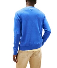 TOMMY HILFIGER TH JEANS Su&eacute;ter de cuello redondo de algod&oacute;n clima azul - Su&eacute;teres de los hombres - 2