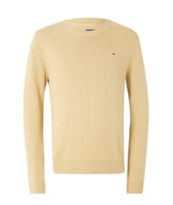 TOMMY HILFIGER TH JEANS Su&eacute;ter de cuello redondo de algod&oacute;n bronceado reliquia - Su&eacute;teres de los hombres - 4