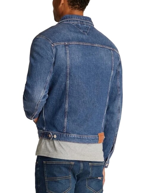 TH JEANS Chaqueta vaquera de algod&oacute;n mezclilla oscura - Chaquetas de hombre
