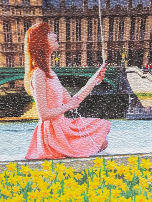 YESBAG Bolso de hombro con solapa flor amarilla - Bolsos Mujer