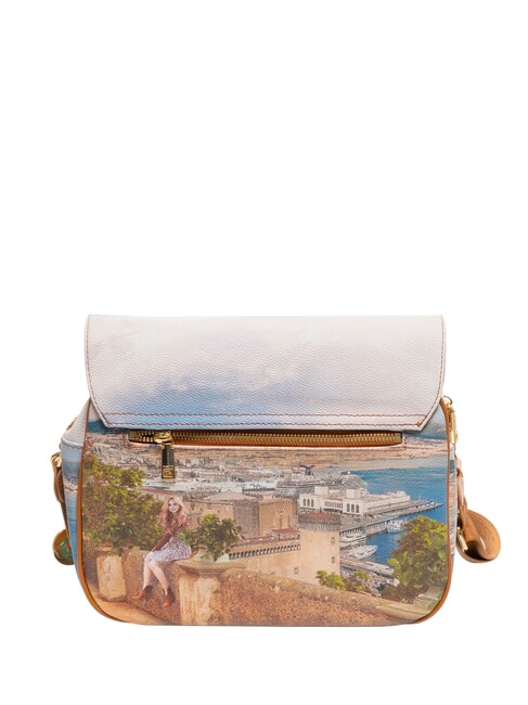 YESBAG Bolso de hombro con solapa limonero - Bolsos Mujer