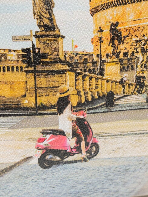 YESBAG Bolso de hombro tipo hobo VACACIONES ROMANAS - Bolsos Mujer