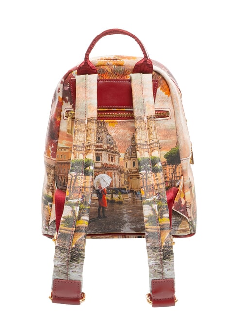 YESBAG Mochila con bolsillo Roma lloviendo - Bolsos Mujer