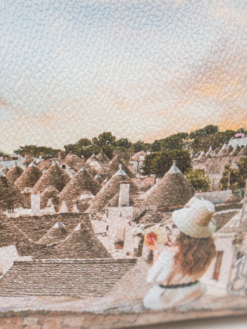 YESBAG Estuche de belleza tipo ba&uacute;l trulli rom&aacute;nticos - Neceser