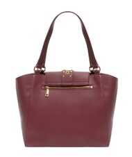 YNOT ROCKER Bolsa de compras con hebilla y tachuelas vino - Bolsos Mujer - 3