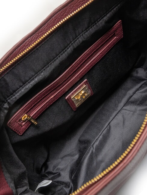 ROCKER Bolsa de compras con hebilla y tachuelas vino - Bolsos Mujer