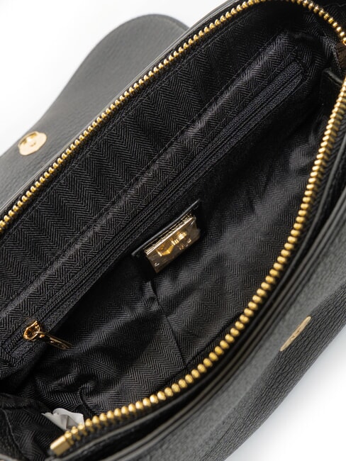 ROCKER Bolso de hombro con hebilla y tachuelas NEGRO - Bolsos Mujer